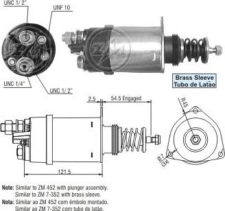 ERA ZM352 - Solenoid açarı, başlanğıc furqanavto.az