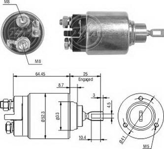 ERA ZM372 - Solenoid açarı, başlanğıc furqanavto.az