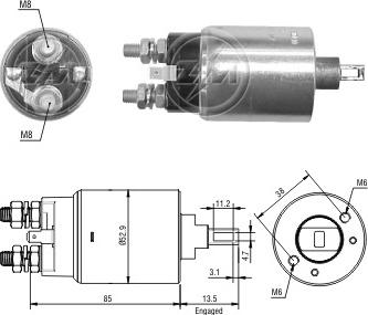 ERA ZM2981 - Solenoid açarı, başlanğıc furqanavto.az