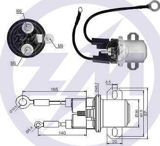 ERA ZM2428 - Solenoid açarı, başlanğıc furqanavto.az