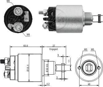 ERA ZM2579 - Solenoid açarı, başlanğıc furqanavto.az