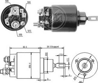 ERA ZM2571 - Solenoid açarı, başlanğıc furqanavto.az