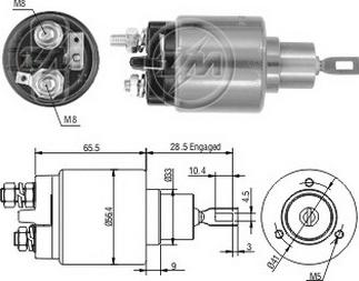 ERA ZM2573 - Solenoid açarı, başlanğıc furqanavto.az