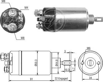 ERA ZM2629 - Solenoid açarı, başlanğıc furqanavto.az