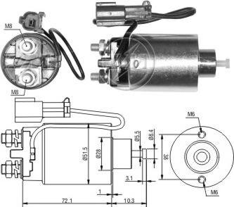 ERA ZM793 - Solenoid açarı, başlanğıc furqanavto.az