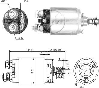 ERA ZM740 - Solenoid açarı, başlanğıc furqanavto.az