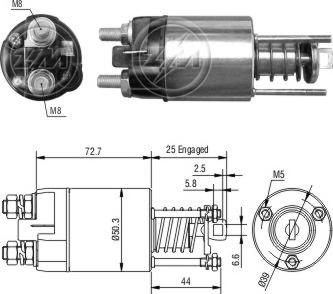 ERA ZM7651 - Solenoid açarı, başlanğıc furqanavto.az