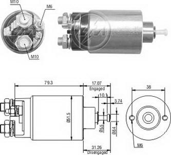 ERA ZM766 - Solenoid açarı, başlanğıc furqanavto.az