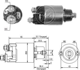 ERA ZM706 - Solenoid açarı, başlanğıc furqanavto.az