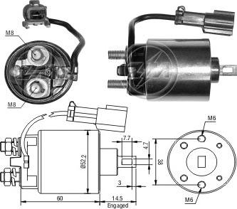 ERA ZM719 - Solenoid açarı, başlanğıc furqanavto.az