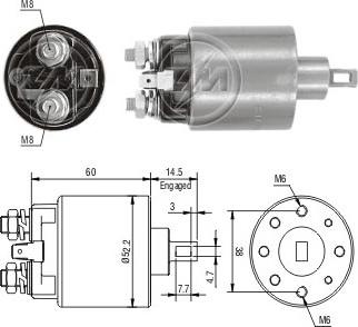 ERA ZM711 - Solenoid açarı, başlanğıc furqanavto.az