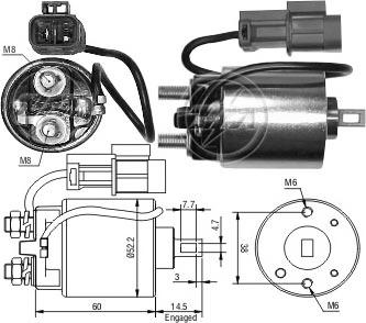 ERA ZM713 - Solenoid açarı, başlanğıc furqanavto.az