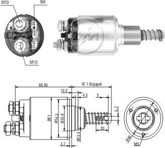 ERA ZM734 - Solenoid açarı, başlanğıc furqanavto.az