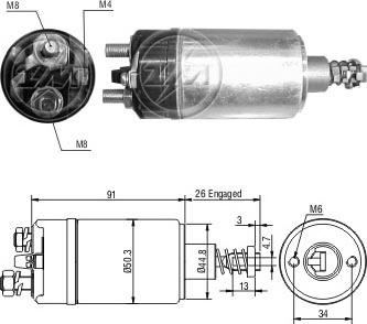 ERA ZM729 - Solenoid açarı, başlanğıc furqanavto.az