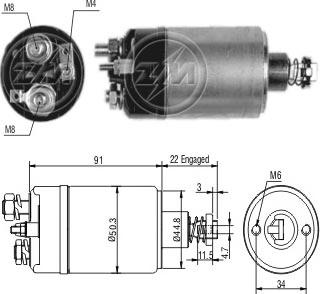 ERA ZM727 - Solenoid açarı, başlanğıc furqanavto.az