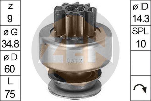 ERA ZN0312 - Pinion, başlanğıc furqanavto.az