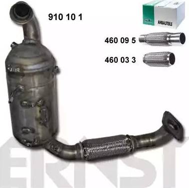 ERNST 910101 - Tüs / Hissəcik filtri, egzoz sistemi furqanavto.az