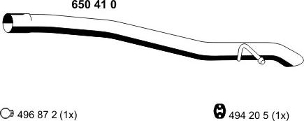 ERNST 650410 - Egzoz borusu furqanavto.az