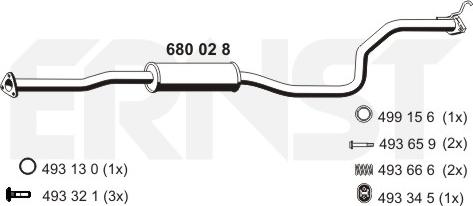 ERNST 680028 - Orta Səsboğucu furqanavto.az