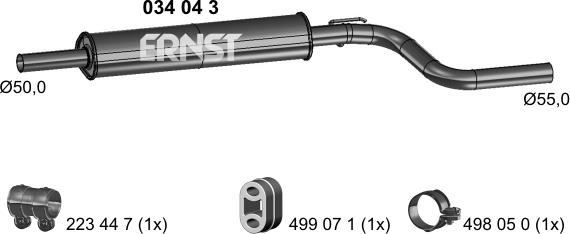 ERNST 034043 - Orta Səsboğucu furqanavto.az