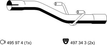 ERNST 391474 - Egzoz borusu furqanavto.az