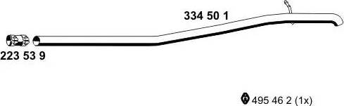 ERNST 334501 - Egzoz borusu furqanavto.az