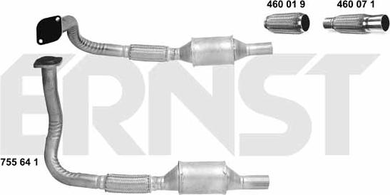 ERNST 755641 - Katalitik çevirici furqanavto.az