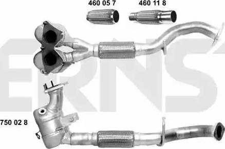 ERNST 750028 - Katalitik çevirici furqanavto.az