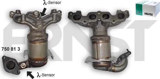 ERNST 750813 - Katalitik çevirici furqanavto.az