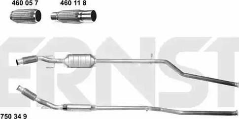 ERNST 750349 - Katalitik çevirici furqanavto.az