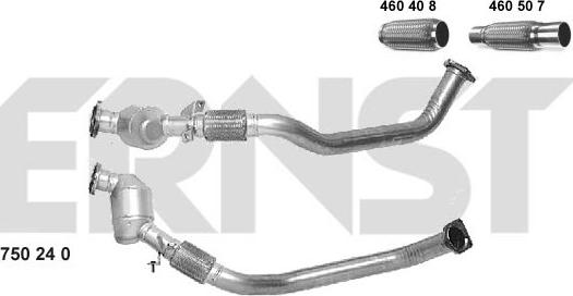 ERNST 750240 - Katalitik çevirici furqanavto.az