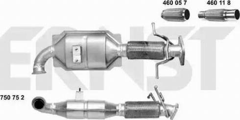 ERNST 750752 - Katalitik çevirici furqanavto.az