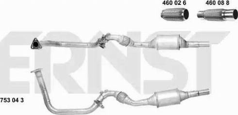 ERNST 753043 - Katalitik çevirici furqanavto.az