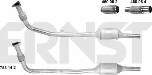 ERNST 753142 - Katalitik çevirici furqanavto.az