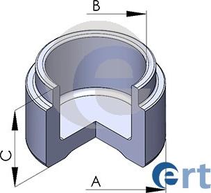 ERT 150584-C - Piston, əyləc kaliperi furqanavto.az