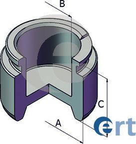 ERT 150855-C - Piston, əyləc kaliperi furqanavto.az