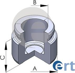 ERT 150675-C - Piston, əyləc kaliperi furqanavto.az