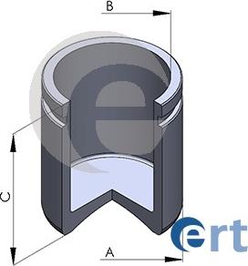 ERT 150558-C - Piston, əyləc kaliperi furqanavto.az