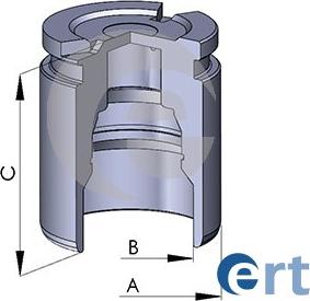 ERT 150220-C - Piston, əyləc kaliperi furqanavto.az