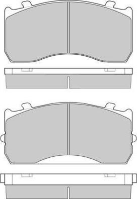 TRW Engine Component GDB5073 - Əyləc altlığı dəsti, əyləc diski furqanavto.az