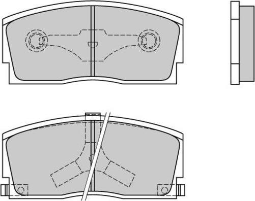 Japanparts 5006606 - Əyləc altlığı dəsti, əyləc diski furqanavto.az