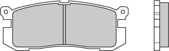 E.T.F. 12-0424 - Əyləc altlığı dəsti, əyləc diski furqanavto.az