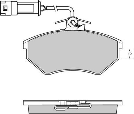 BENDIX 510943 - Əyləc altlığı dəsti, əyləc diski furqanavto.az