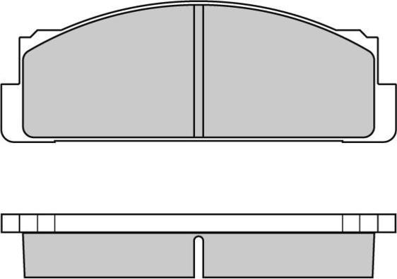 E.T.F. 12-0004 - Əyləc altlığı dəsti, əyləc diski furqanavto.az