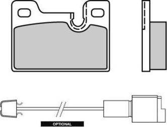 BENDIX 571489 - Əyləc altlığı dəsti, əyləc diski furqanavto.az