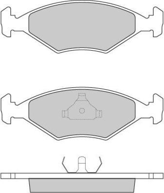 Brembo P 23 059 - Əyləc altlığı dəsti, əyləc diski furqanavto.az