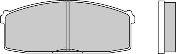 E.T.F. 12-0237 - Əyləc altlığı dəsti, əyləc diski furqanavto.az