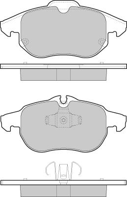 Protechnic PRP1409-3M - Əyləc altlığı dəsti, əyləc diski furqanavto.az