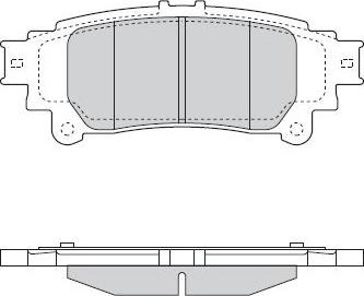 INTERMOTOR LMF301 - Əyləc altlığı dəsti, əyləc diski furqanavto.az