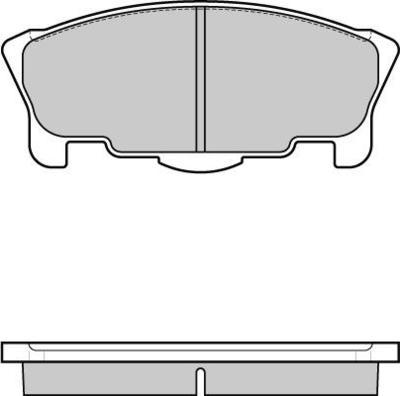 AISIN SN821 - Əyləc altlığı dəsti, əyləc diski furqanavto.az